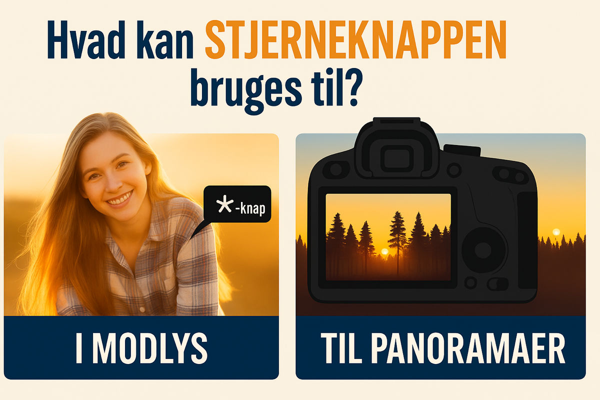 Hvad kan stjerneknappen i dit kamera egentlig bruges til